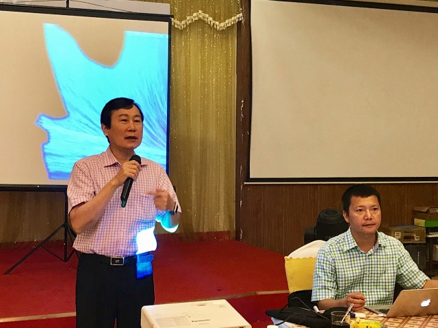 Ông Nguyễn Văn Mẫn - Chủ tịch Petrolimex Đà Nẵng phát biểu khai giảng khóa học