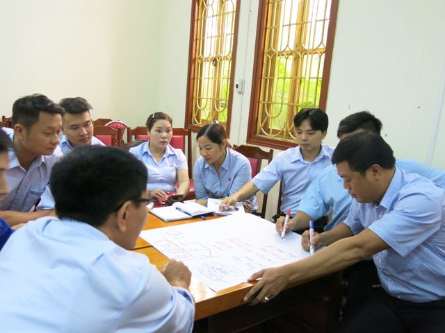 Học viên thảo luận sôi nổi nhiệt tình