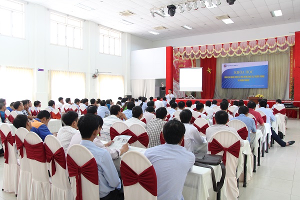 Toàn cảnh lớp học tại Chi nhánh Xăng dầu Quảng Nam