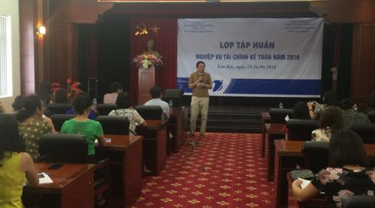 Tổ chức thành công chương trình “Tập huấn nghiệp vụ tài chính kế toán” cho Viễn thông Hải Phòng